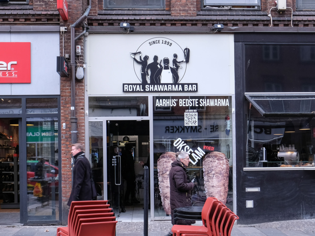 Royal Shawarma i Ryesgade i Aarhus
