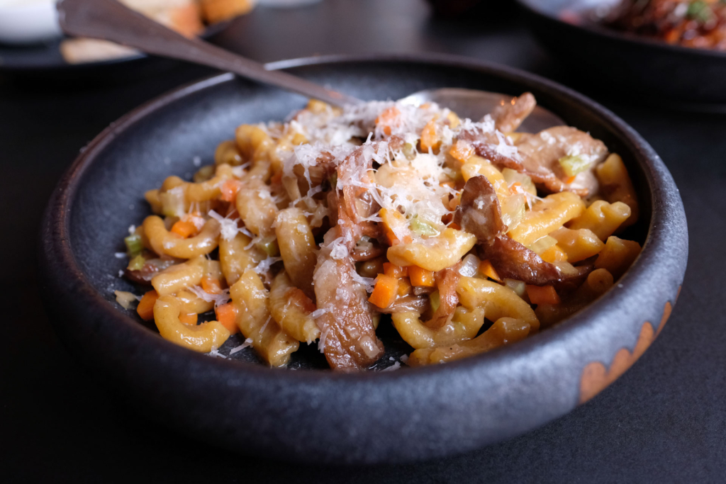 En italiensk deleret hos Basso i Skolegade i Aarhus Centrum.