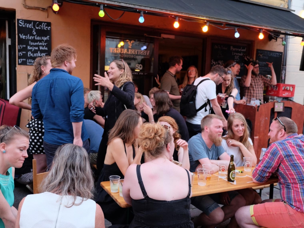 Fest i gaden hos Vesterlauget