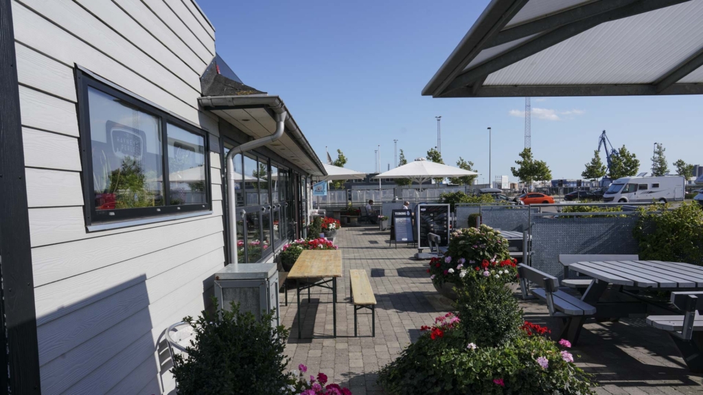 Havnens Perle p&aring; Aarhus en sommerdag