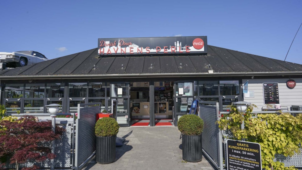 Indgangen til Havnens Perle i Aarhus