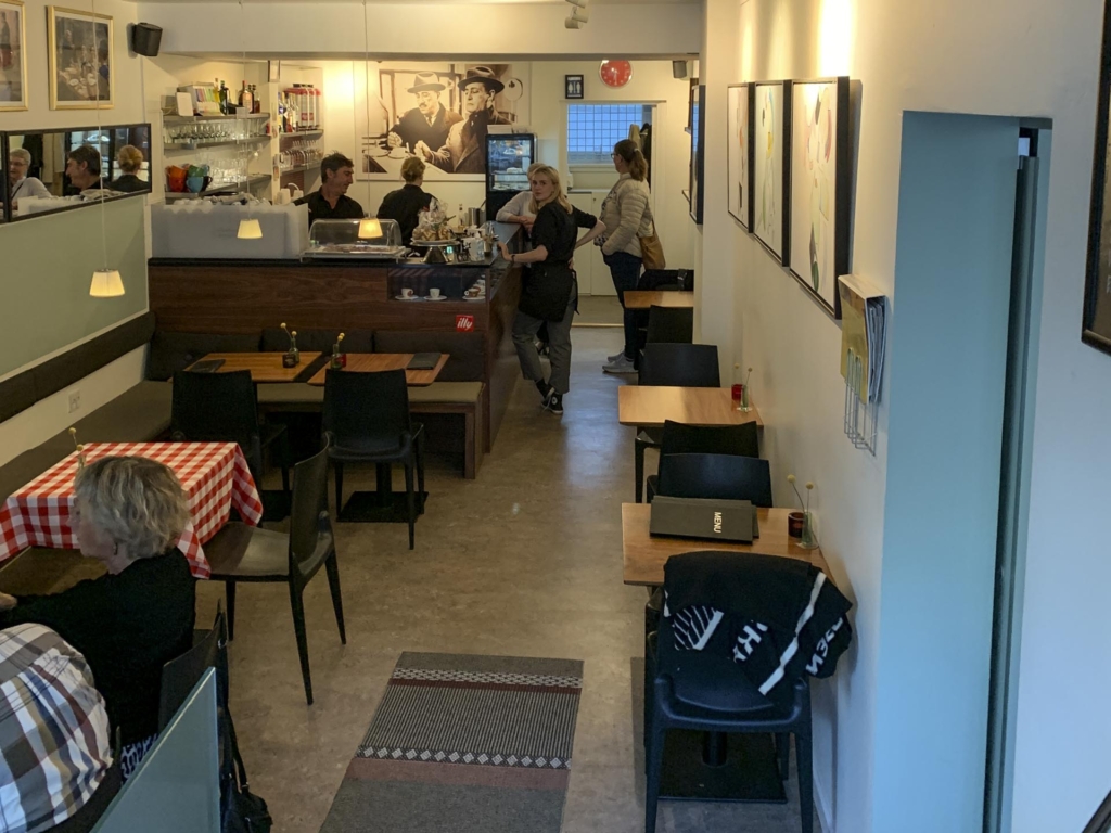 Indretningen hos Il caffé ved åen