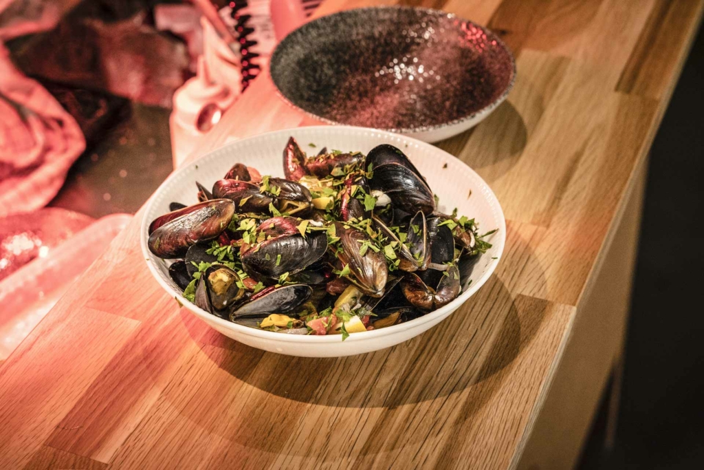 En omgang muslinger hos The Open Kitchen i Aarhus C