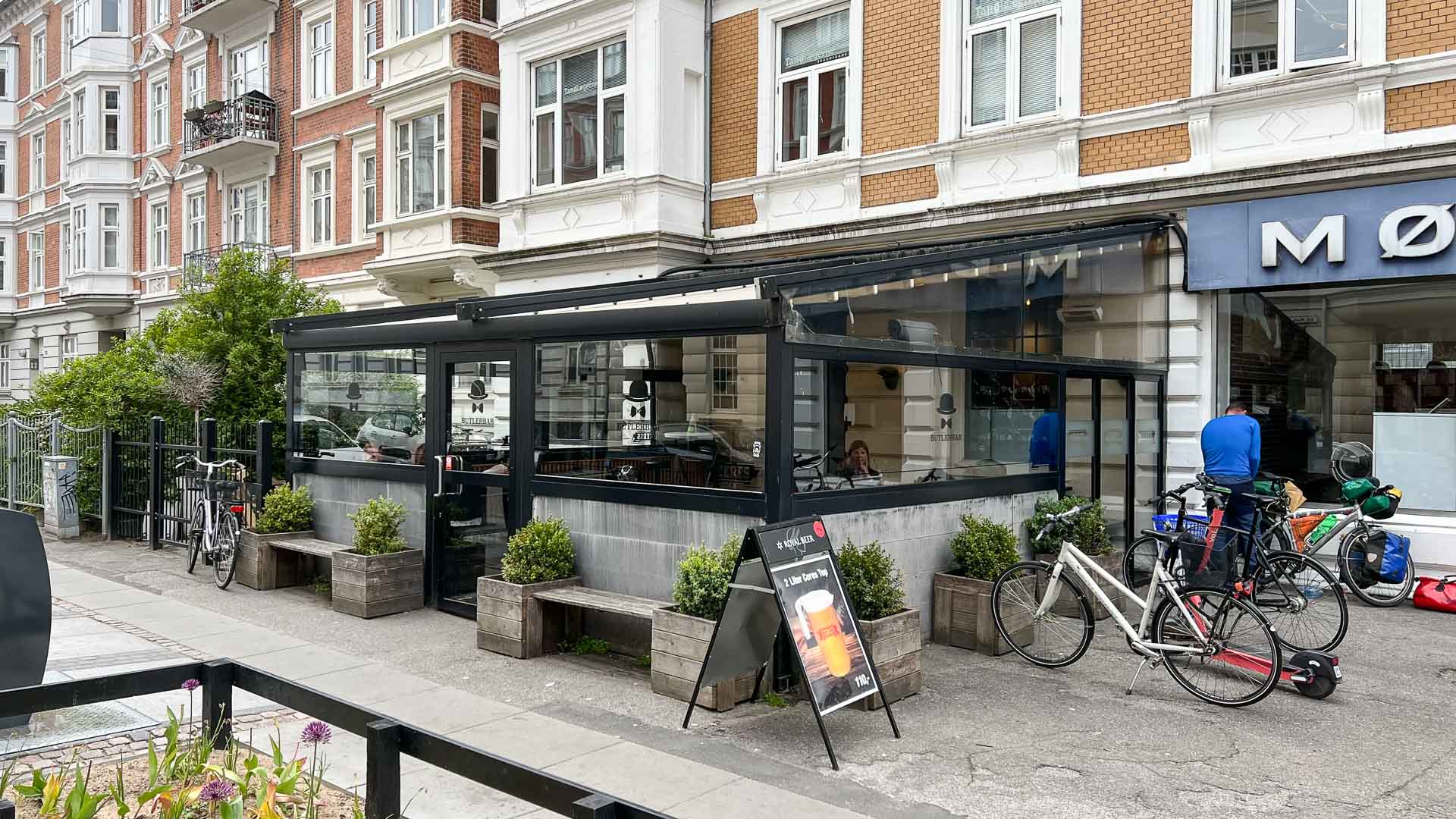 ButlerBar i Aarhus set udefra