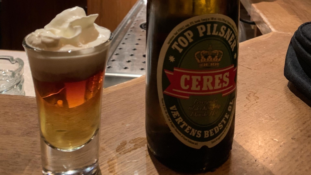 Ceres Top og shots p&aring; Peder Wessel