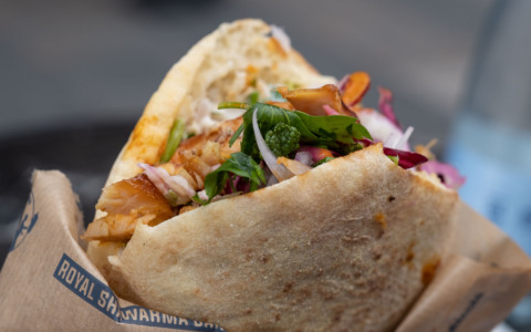 Kalkunpita hos Royal Shawarma Bar