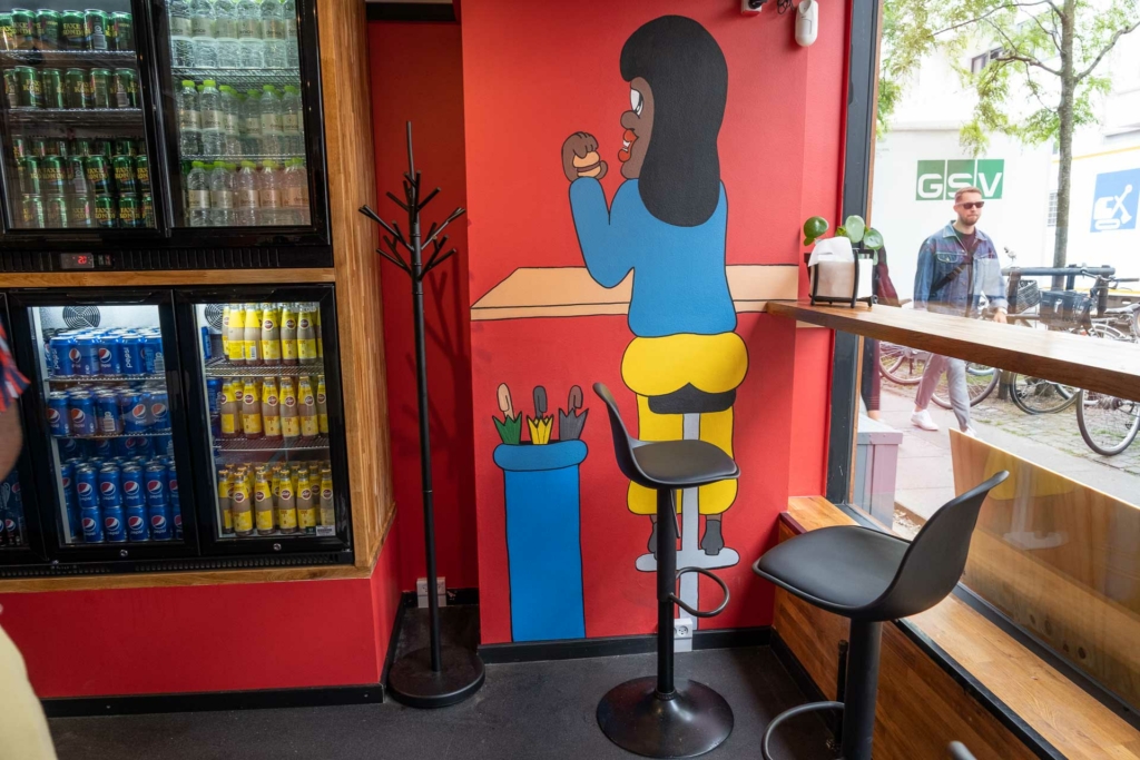 Ret cool v&aelig;gge hos Br&oslash;drenes Original i Borggade