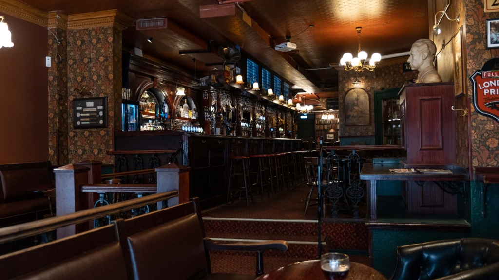 Indretningen hos Sherlock Holmes i Frederiksgade