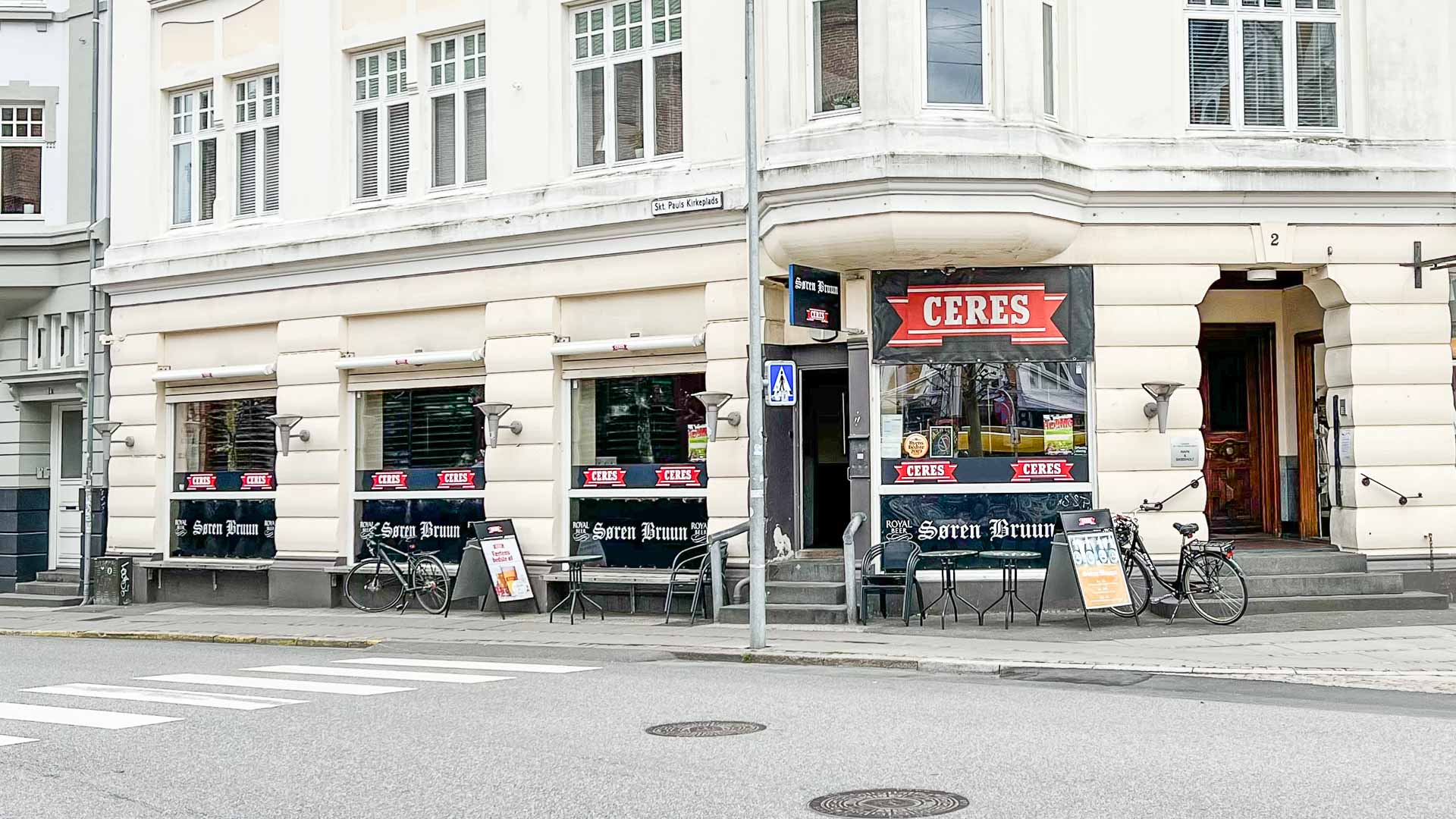Søren Bruun for enden af M. P. Bruuns Gade
