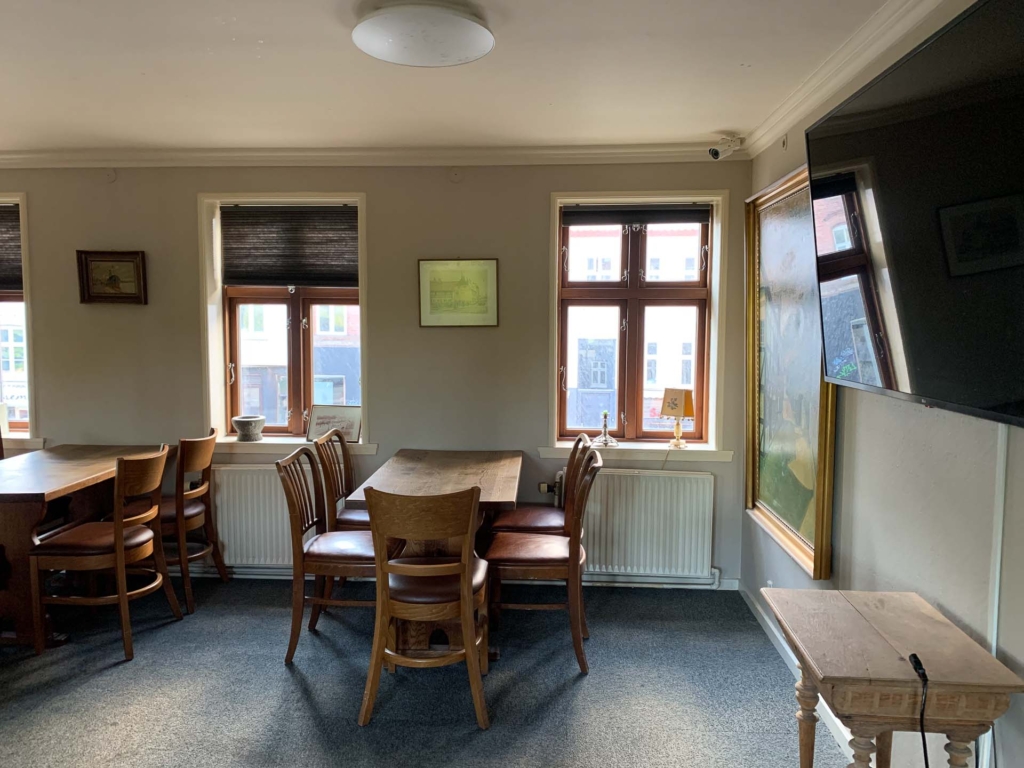 1. etage hos Brocafeen