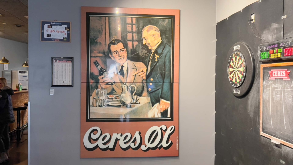 En gammel Ceres-plakat Hos Anton