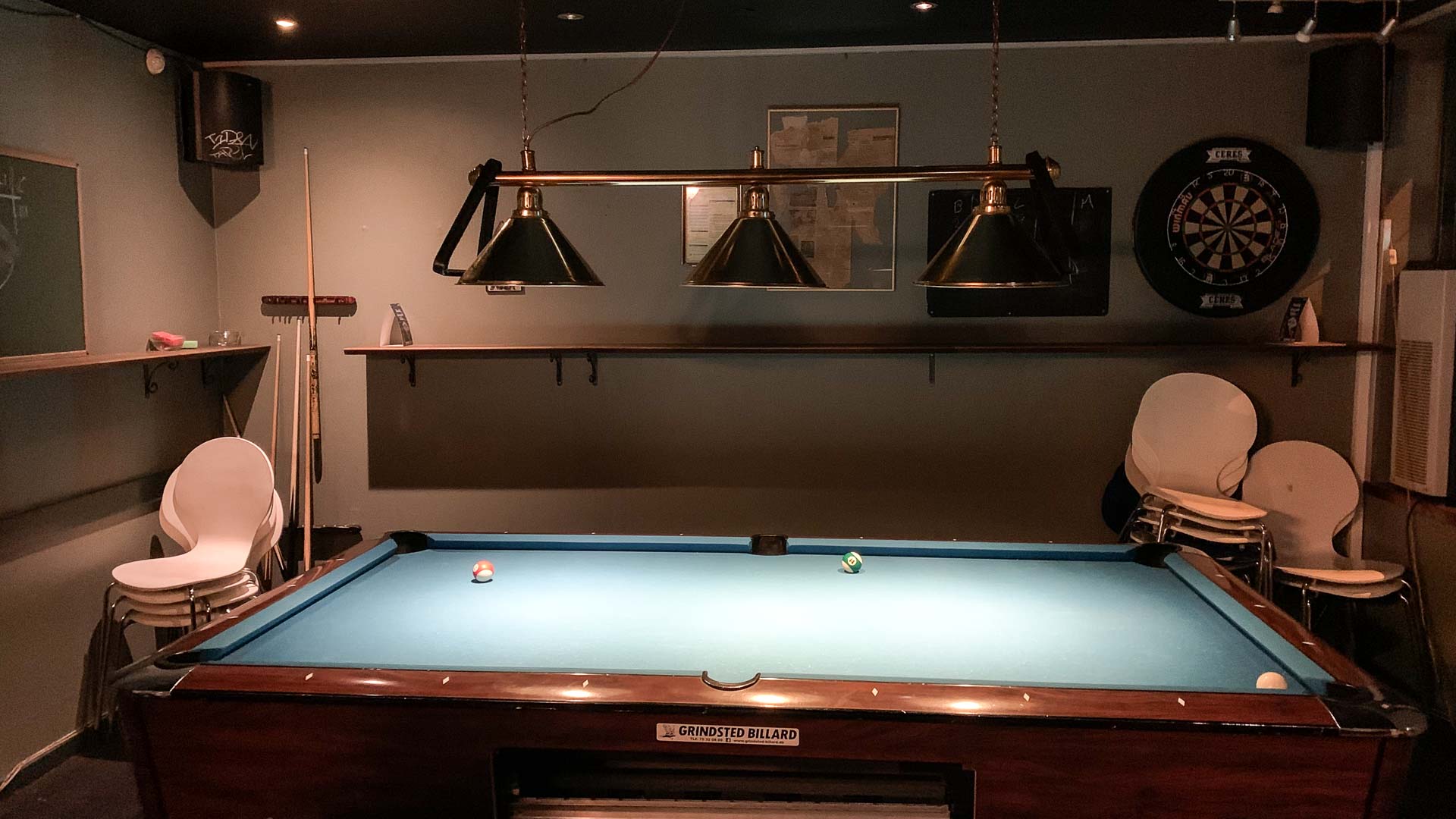 Pool og billard kan spilles flere steder i Aarhus