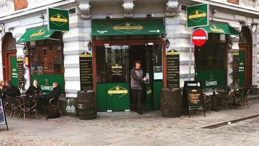 The Old Irish Pub ved Domkirken i Aarhus