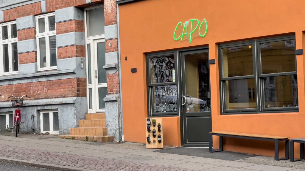 Capo har en ret cool placering i Aarhus