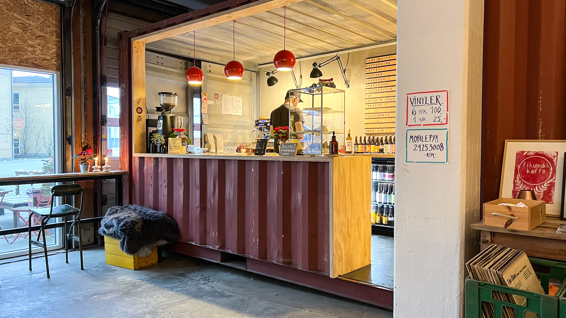 Kaffebaren hos Fikumdik i Åbyhøj