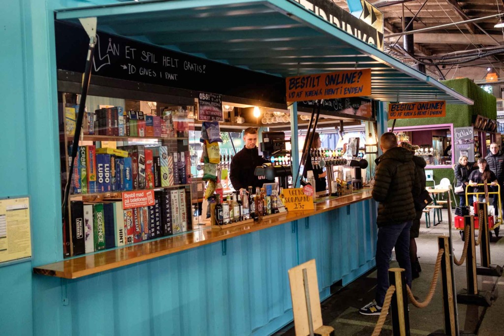 Her er sodavand, vand, cider, alkoholfri drikke.