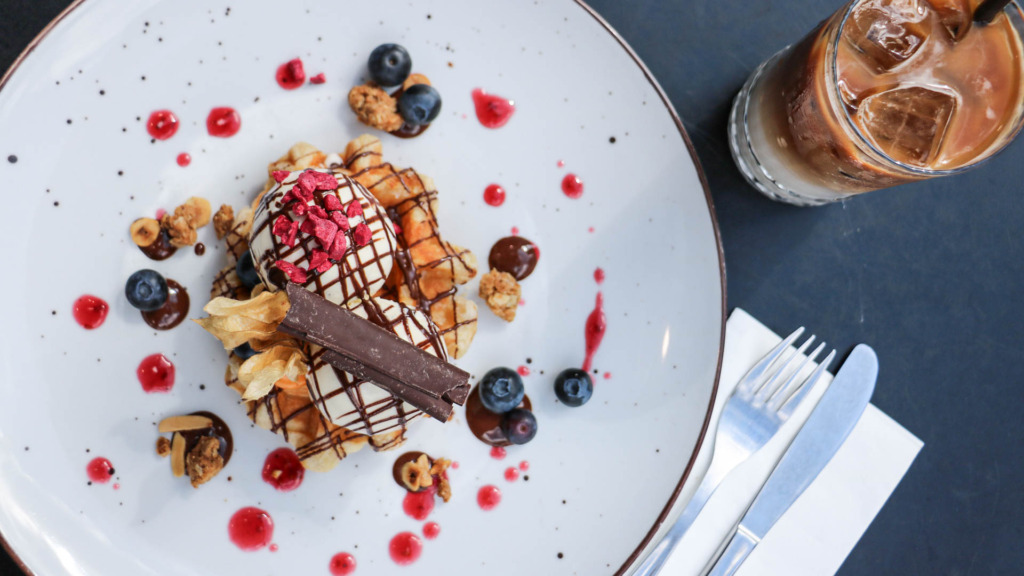 Dagens dessert hos Caf&eacute; Sidewalk