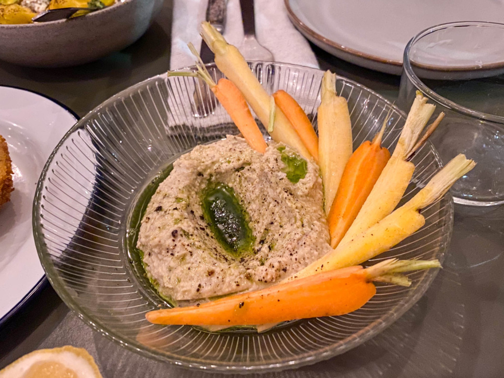 Vegetarretten hos CAPO Vin & Mad bar