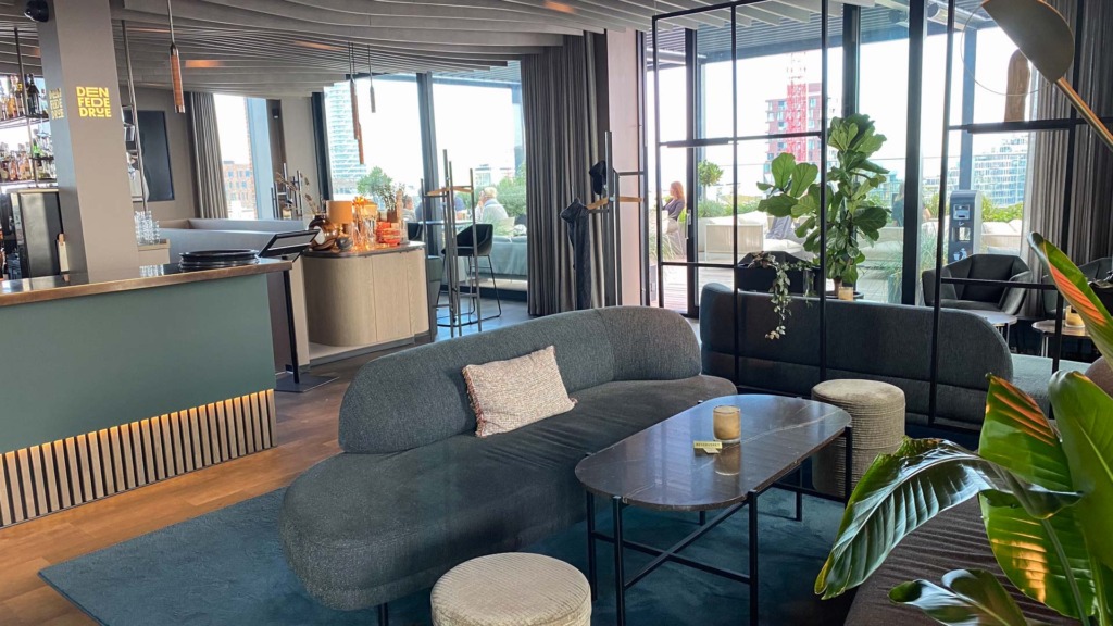 Indretningen hos Den Fede Drue p&aring; Aarhus &Oslash;