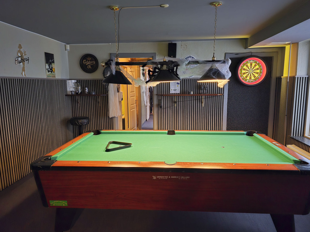 Poolbordet hos Agners Bodega i M&oslash;llevangen i Aarhus