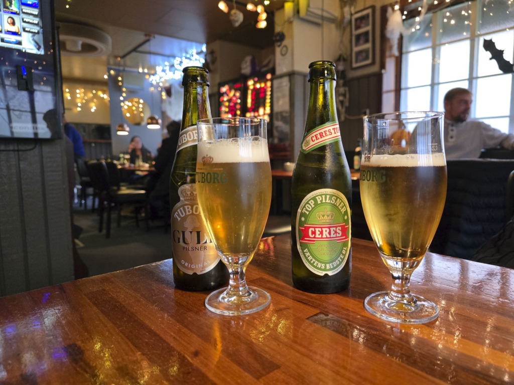 En bare flaske&oslash;l hos Agners Bodega i M&oslash;llevangen