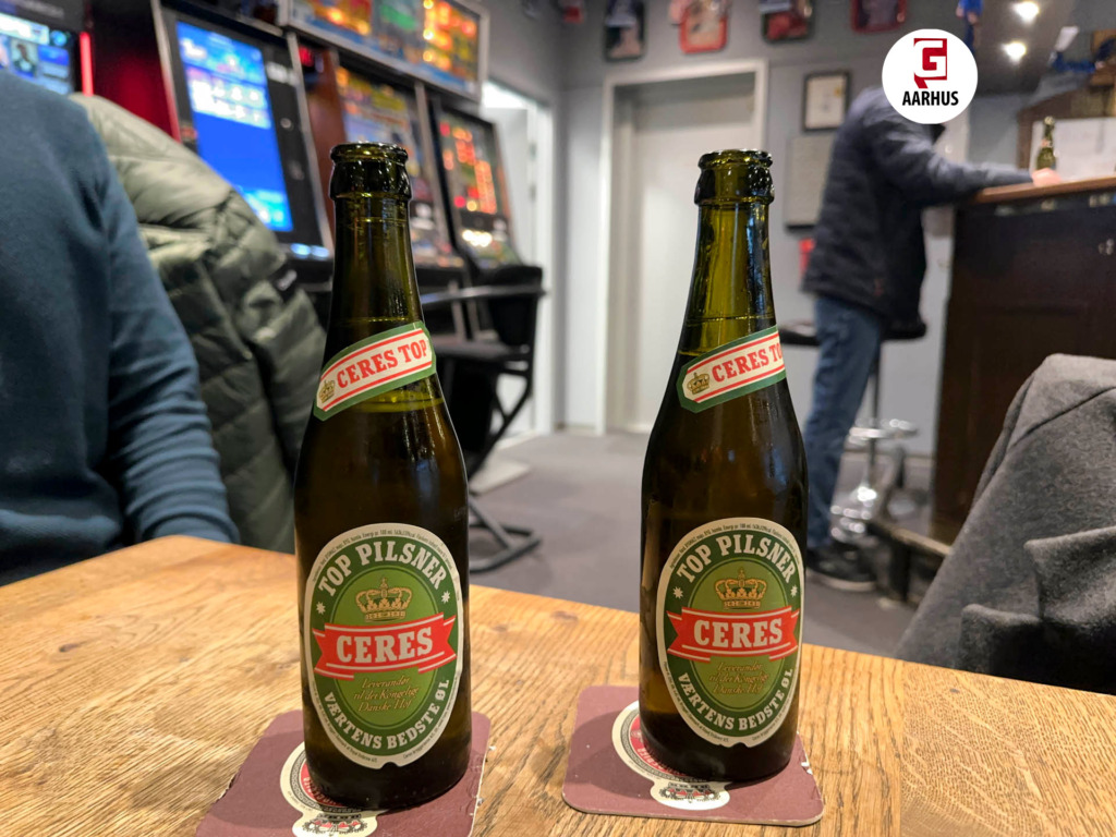 Rundh&oslash;j Bodega i H&oslash;jbjerg har klassiske flaske&oslash;l.