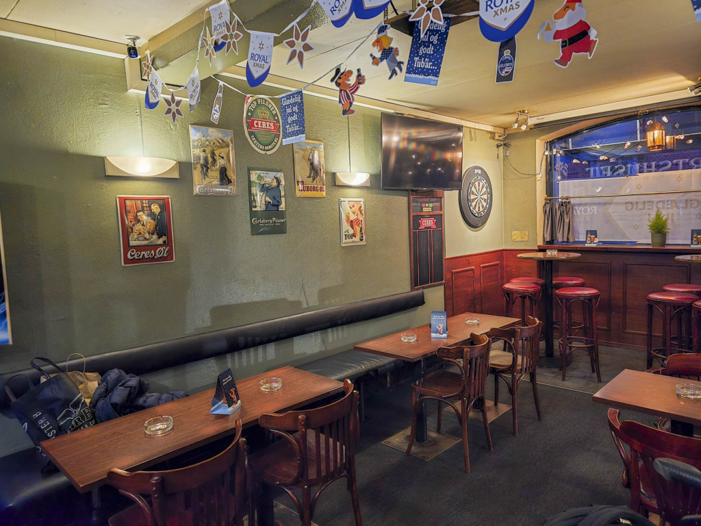 Indretningen hos V&aelig;rtshuset i N&oslash;rre All&eacute; i Aarhus