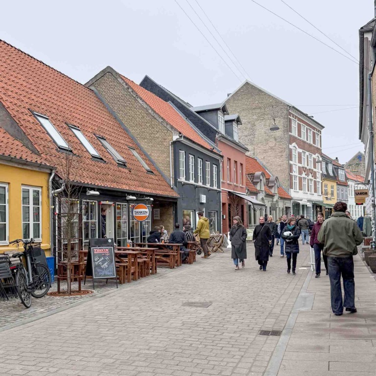 Tanken i Latinerkvarteret i Aarhus C
