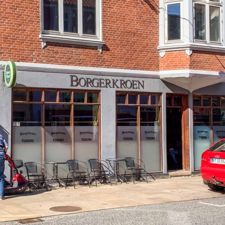 Borgerkroen ligger i Vestergade i Vejle.