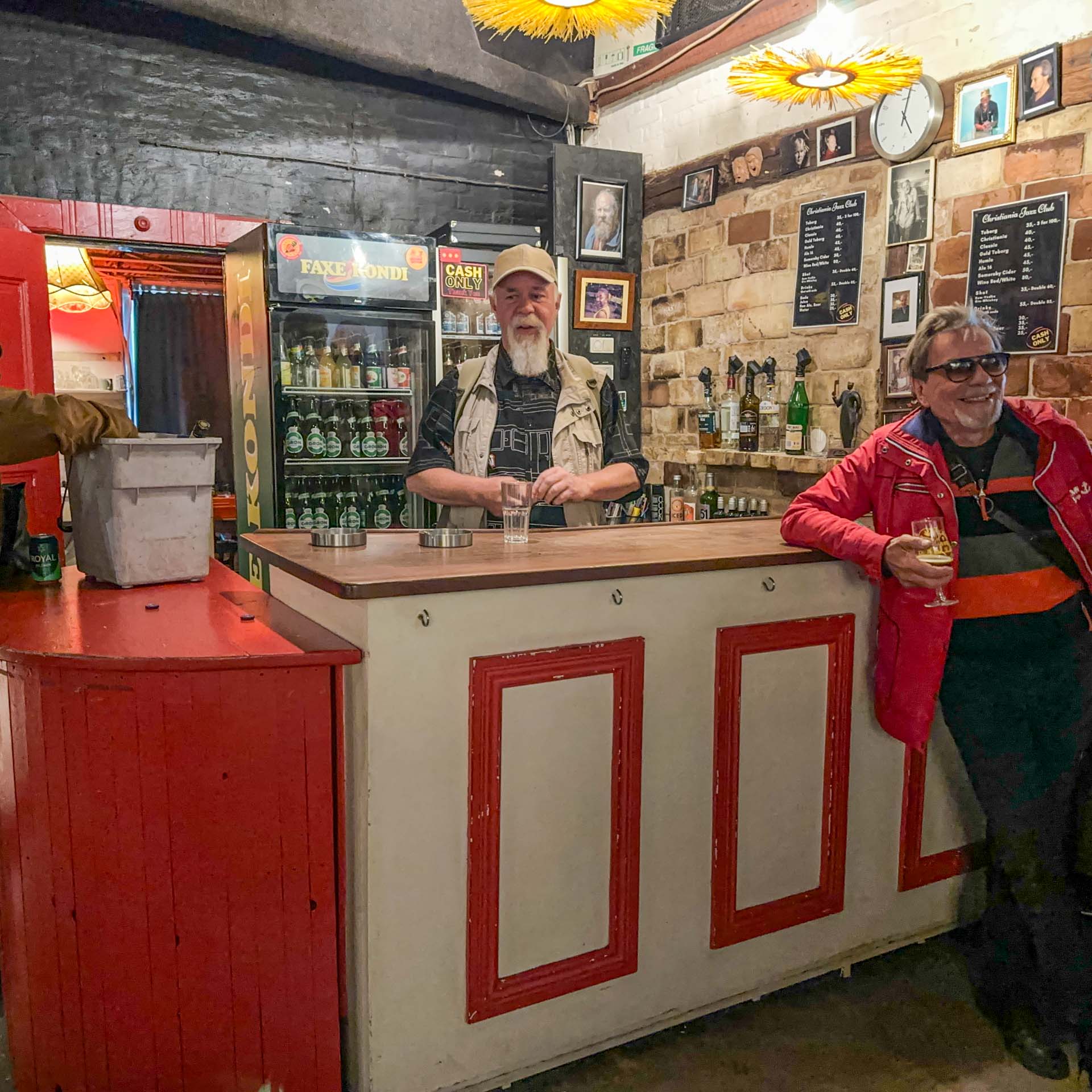 Baren hos Christiania Jazzklub.