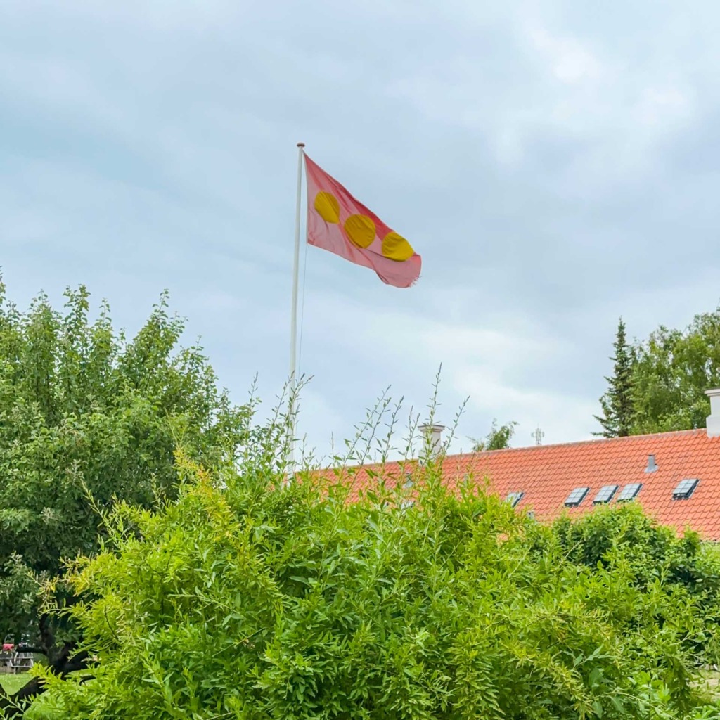 Flaget vejrer over Christiania