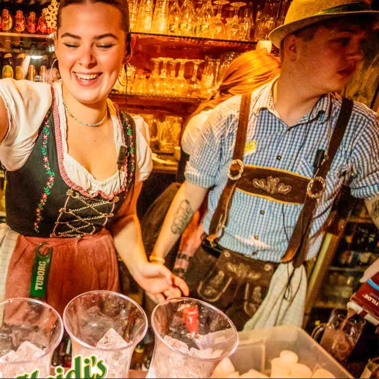 Heidi&acute;s bier bar i Aarhus.