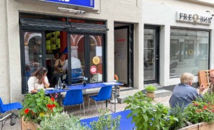 Marais Bistro.Bar ligger i Guldsmedgade i Aarhus.