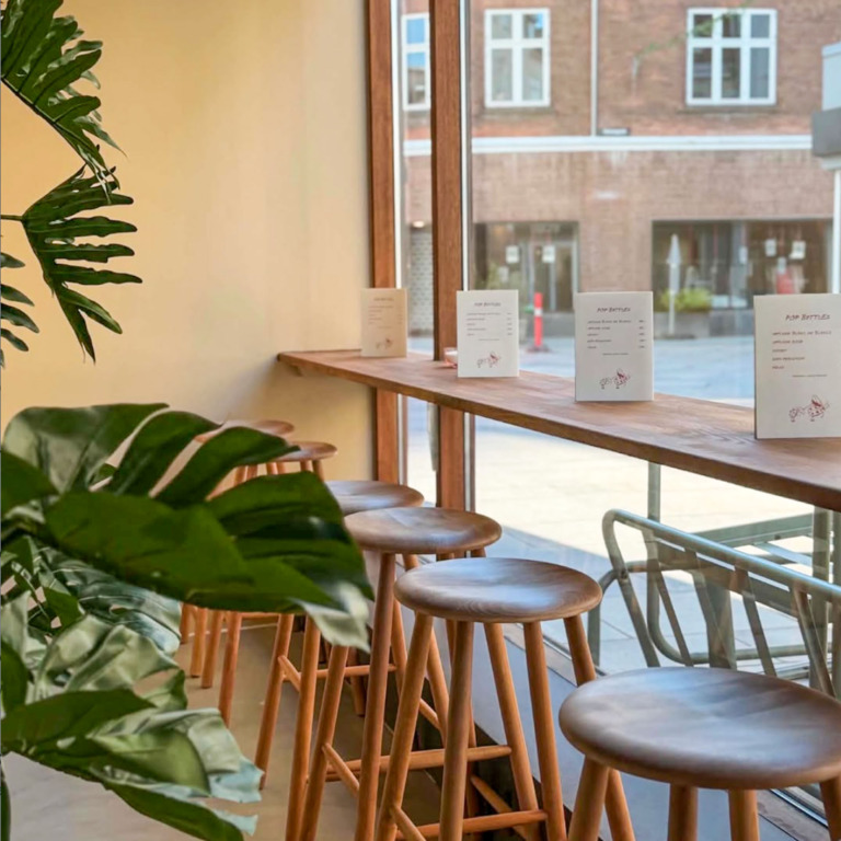 Cocktailbaren Vitrum ligger i Vissingsgade i Vejle.