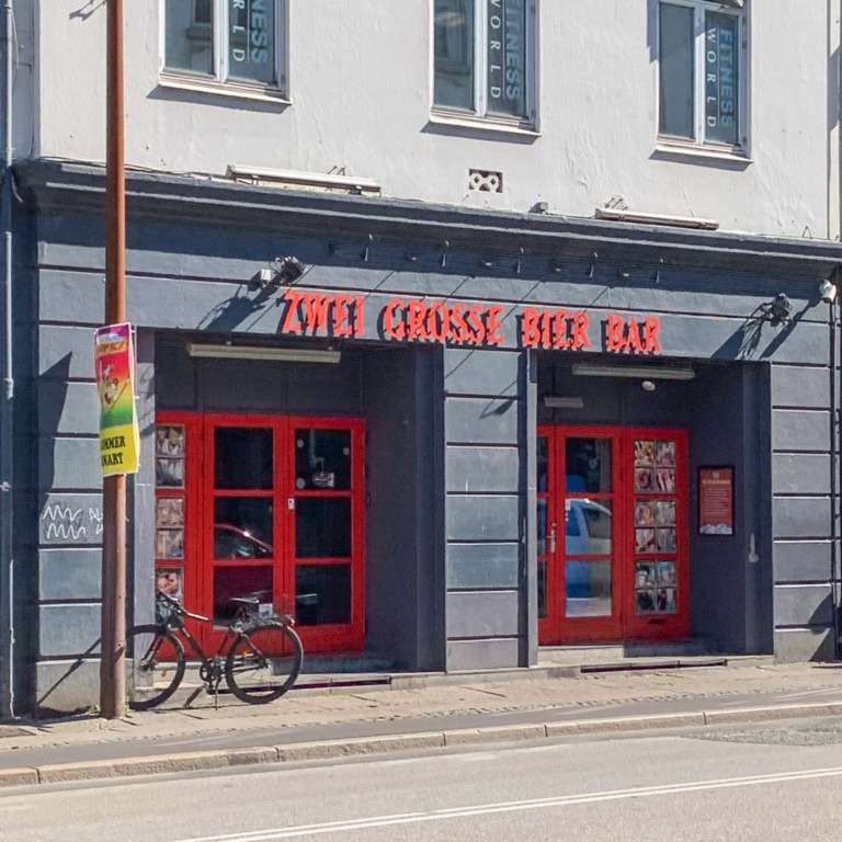 Zwei Grosse Bierbar er en bark&aelig;de. Denne ligger i Vejle.