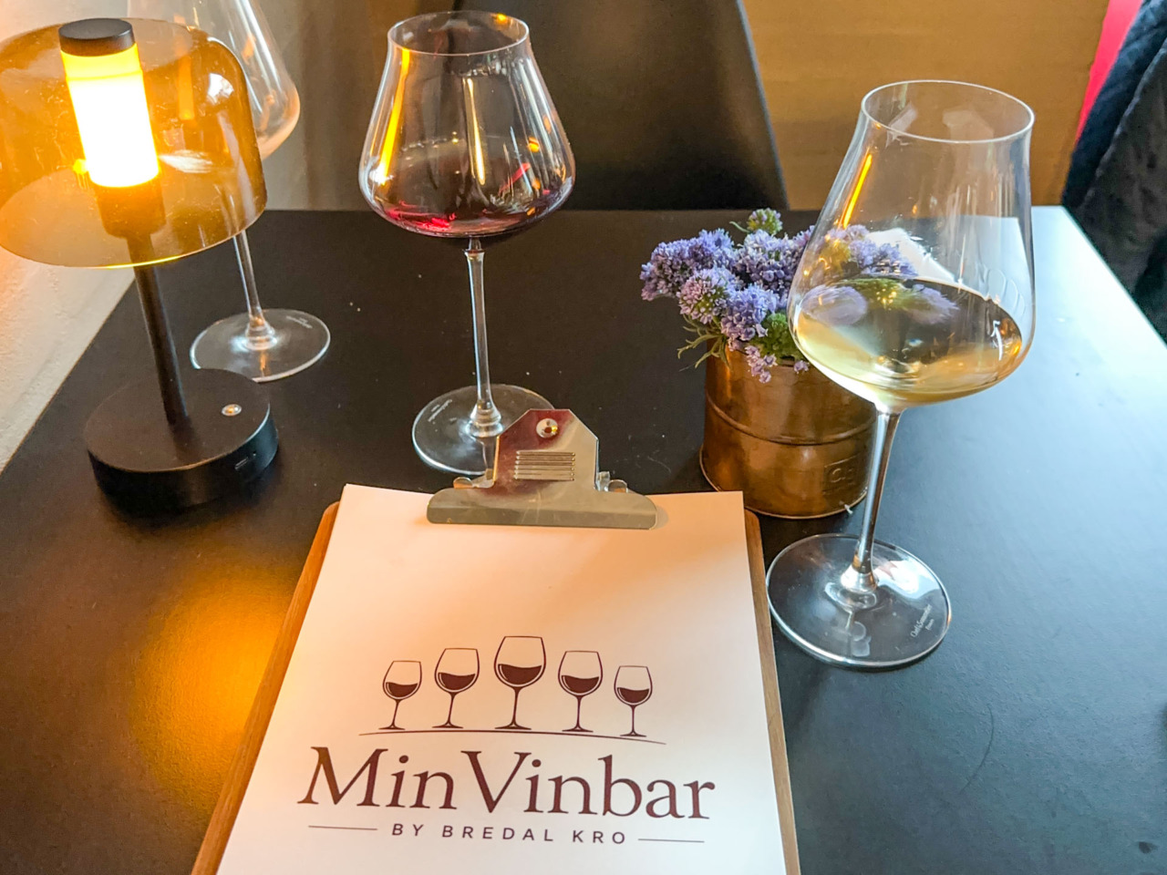 Vinkortet hos Min Vinbar i Hedensted