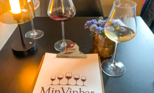 Vinkortet hos Min Vinbar i Hedensted